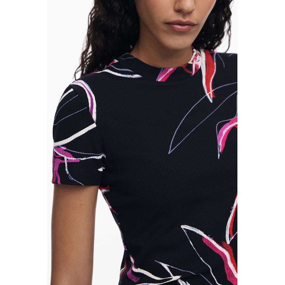 Desigual Schwarz Elastan Tops &amp