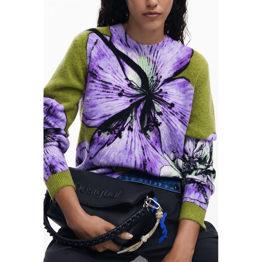 Desigual Lila Elastan Pullover