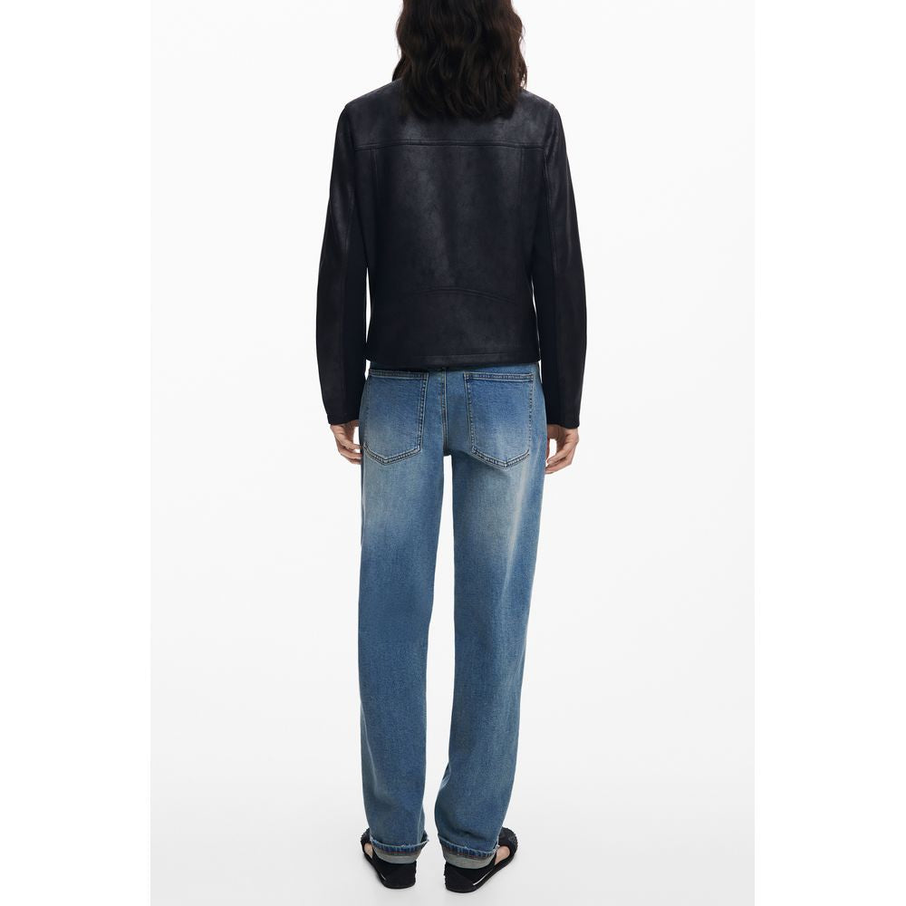 Desigual Schwarze Polyesterjacken &amp