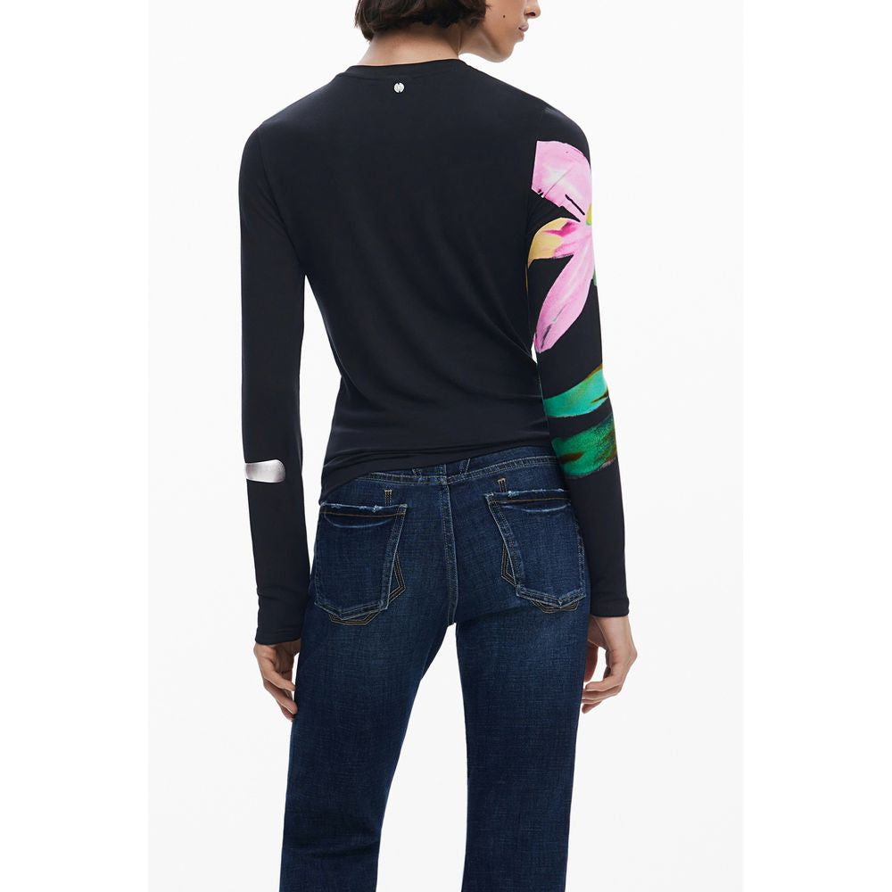 Desigual Schwarz Elastan Tops &amp