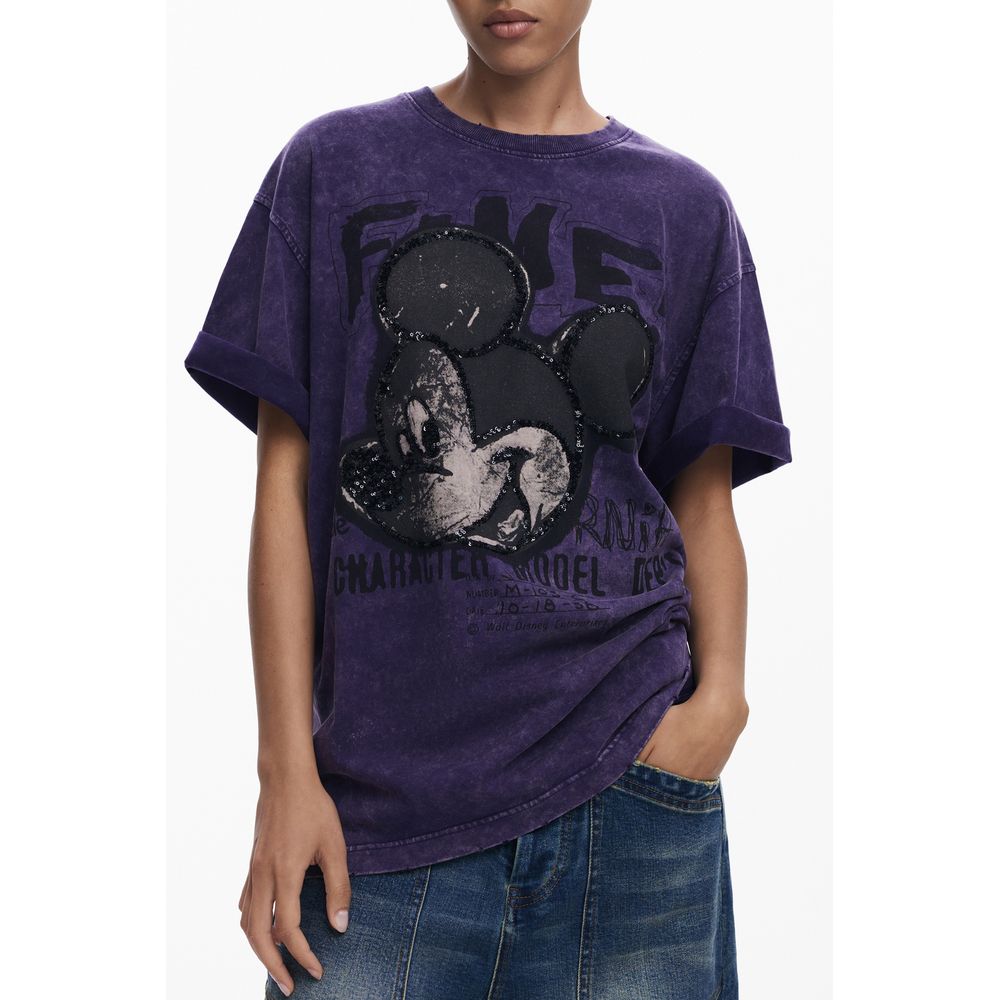 Desigual Lila Baumwolle Tops &amp
