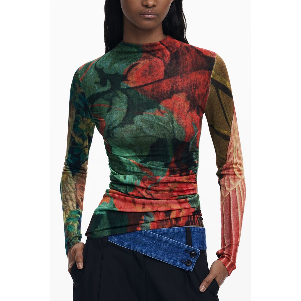 Desigual Grüner Viskose Pullover für Frauen