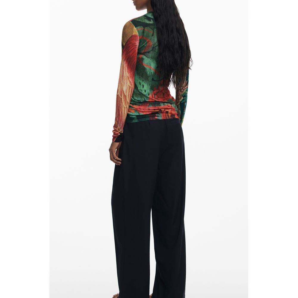Desigual Grüner Viskose Pullover für Frauen