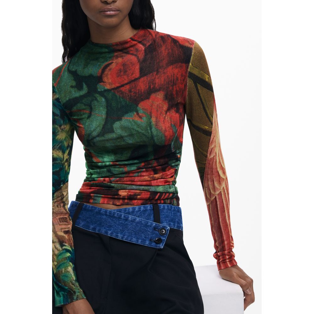 Desigual Grüner Viskose Pullover für Frauen