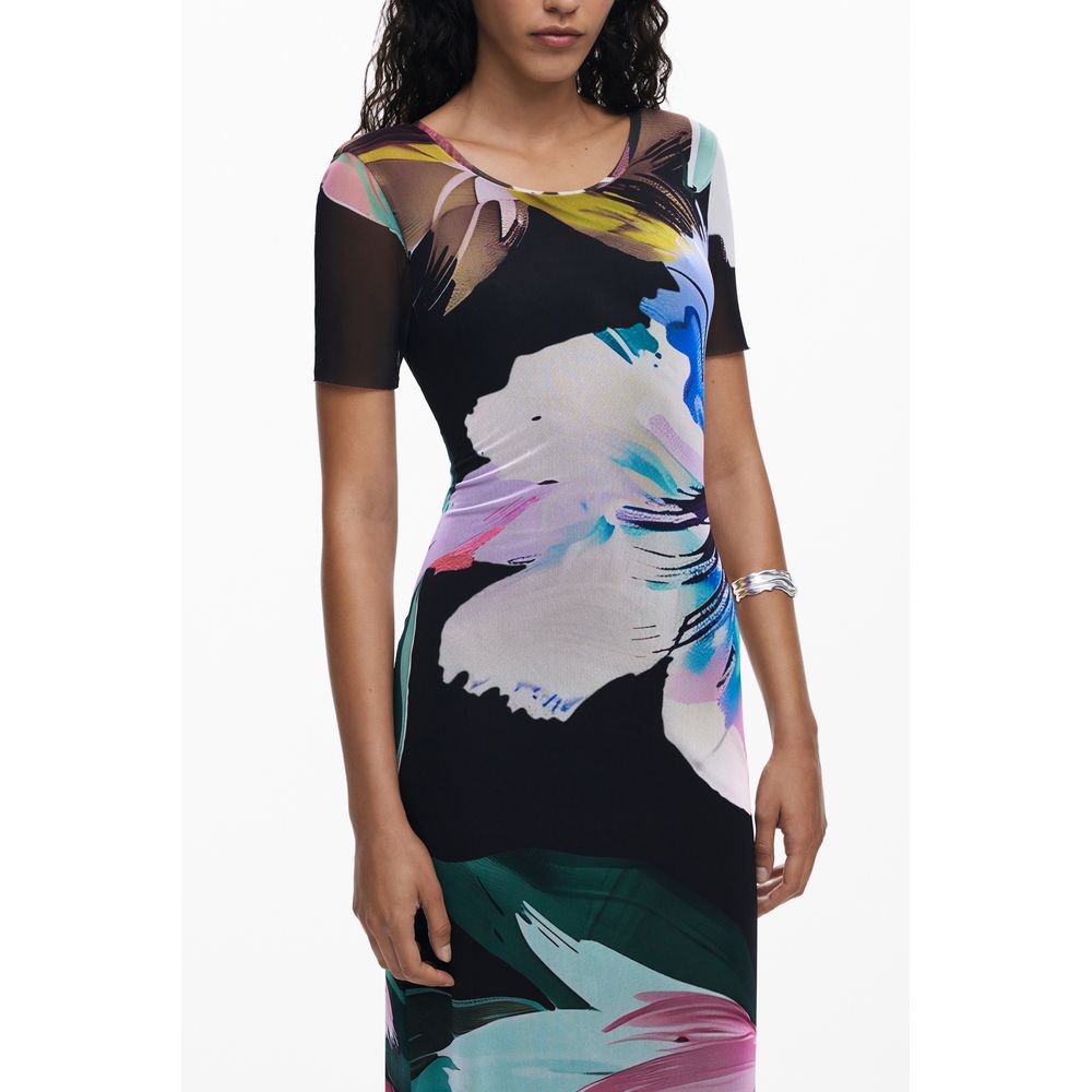 Desigual Schwarzes Polyesterkleid