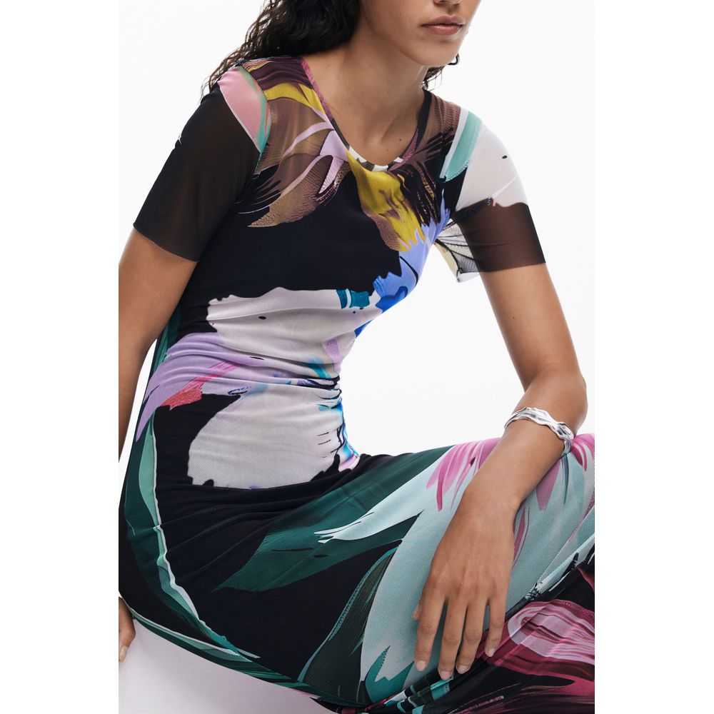 Desigual Schwarzes Polyesterkleid