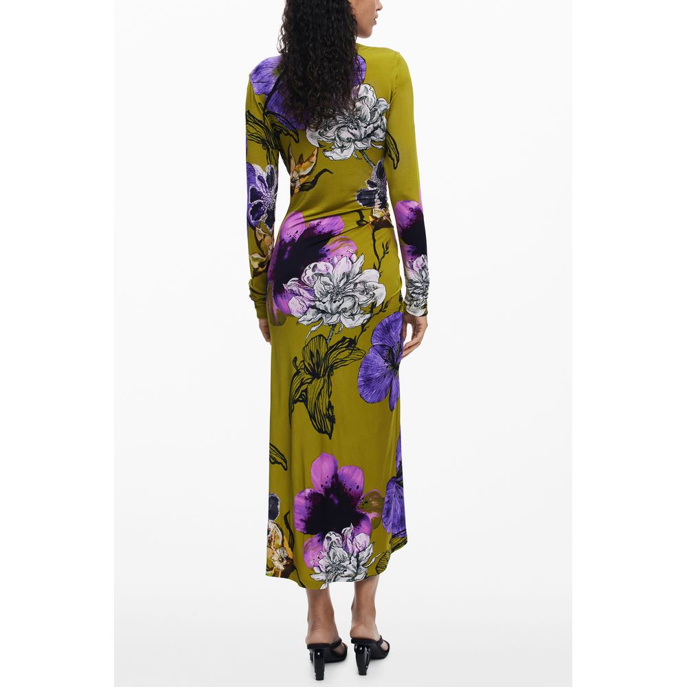 Desigual Grünes Elastan-Kleid