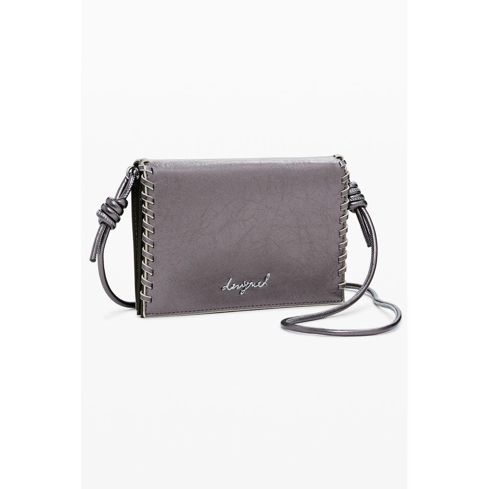 Desigual Bronze Polyethylen Brieftasche