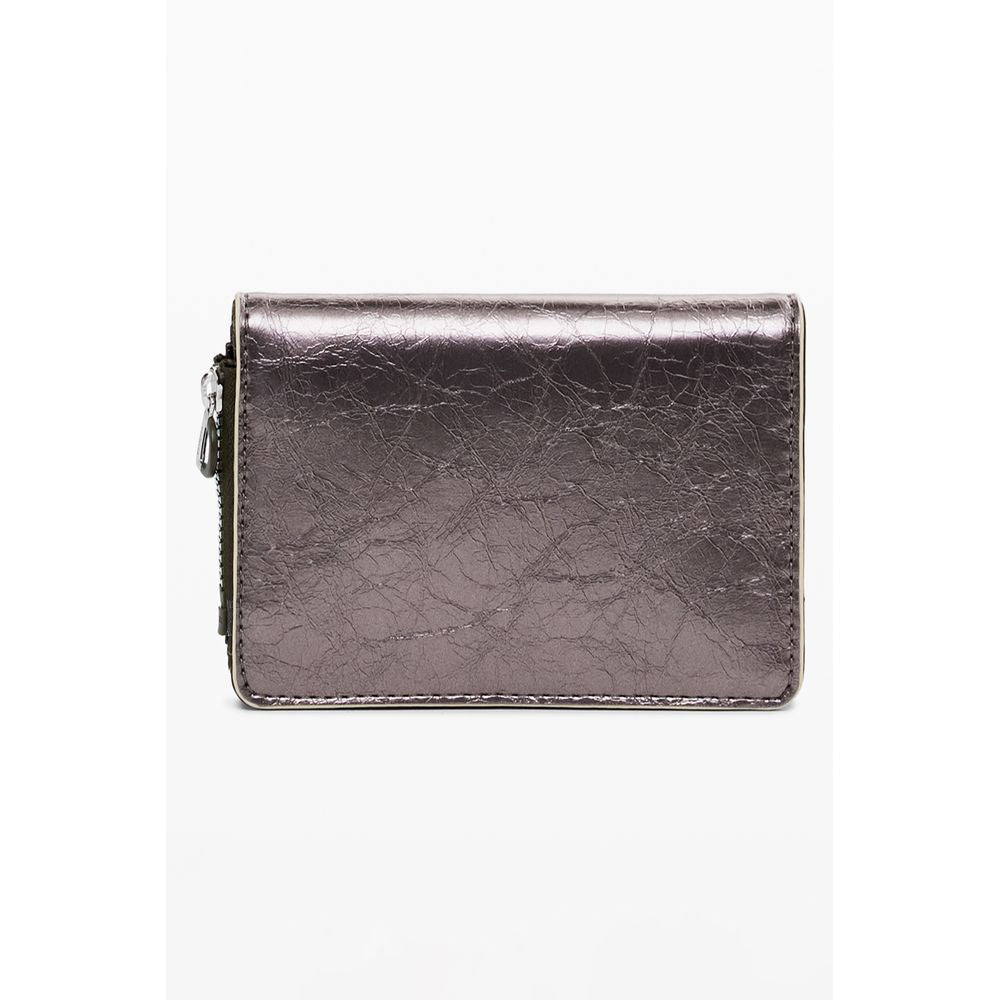 Desigual Bronze Polyethylen Brieftasche