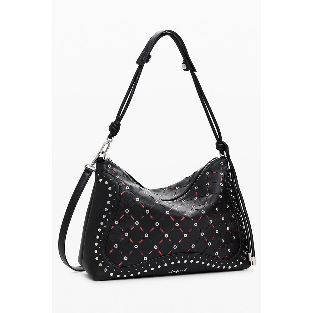 Desigual Schwarz Polyethylen Frauen Handtasche