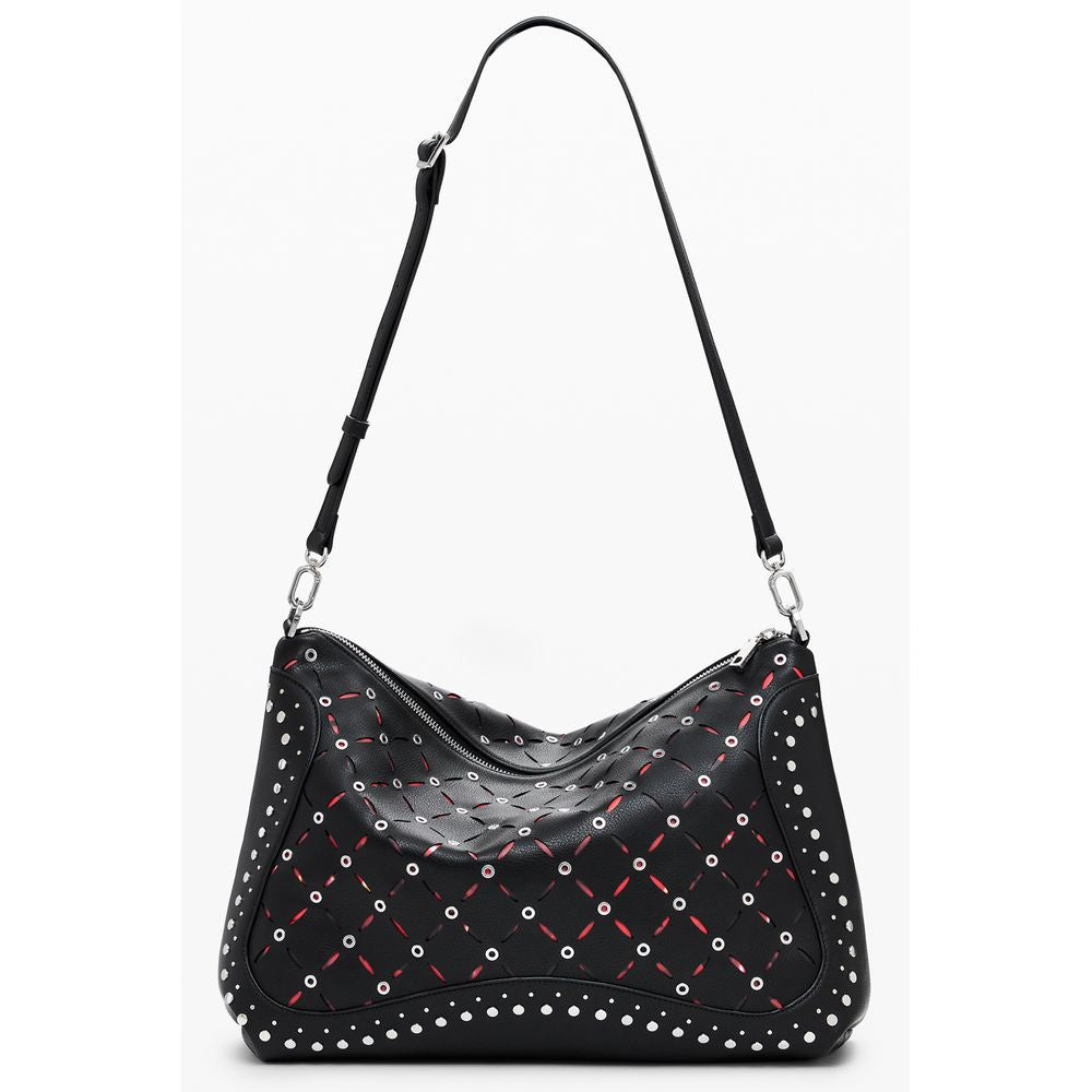 Desigual Schwarz Polyethylen Frauen Handtasche