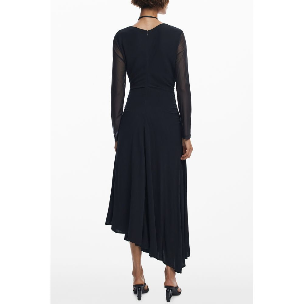 Desigual Schwarzes Polyesterkleid