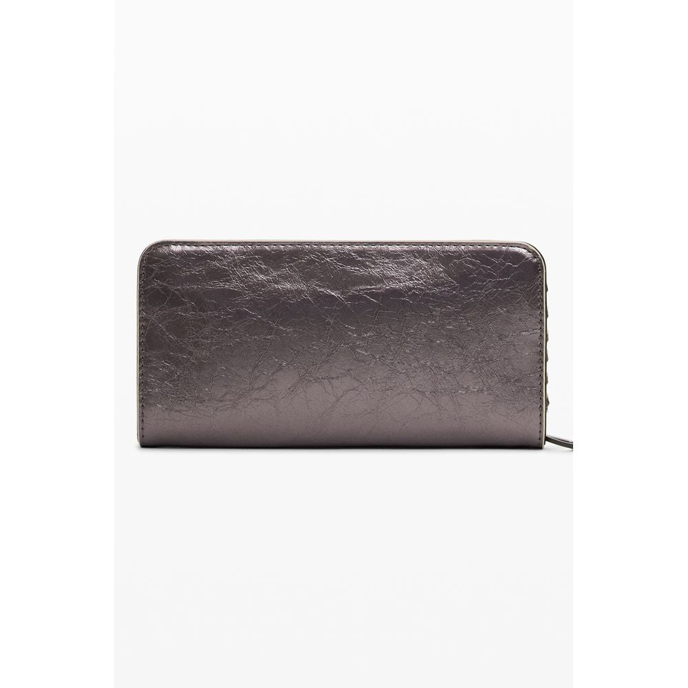 Desigual Bronze Polyethylen Brieftasche