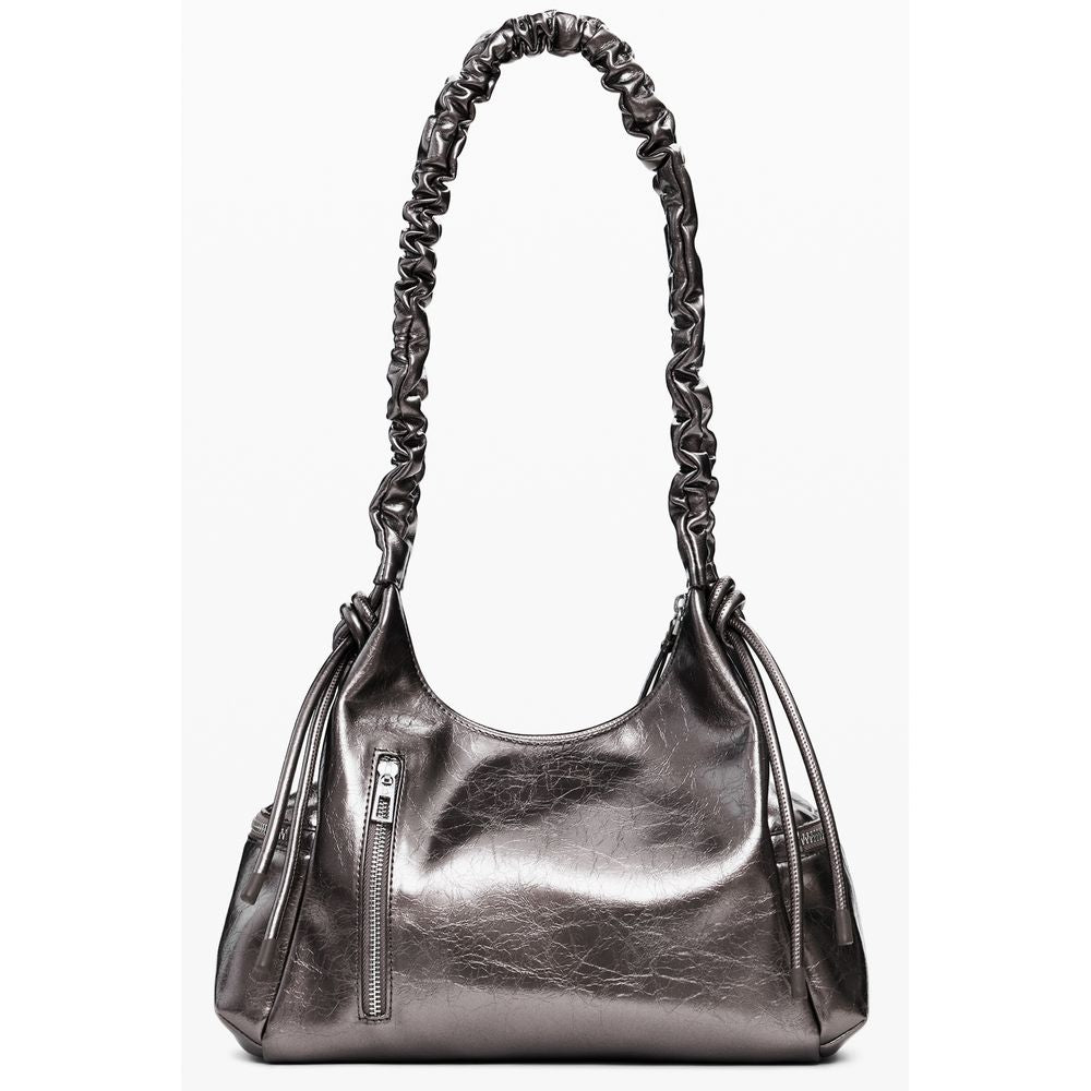 Desigual Bronze Polyethylen Handtasche