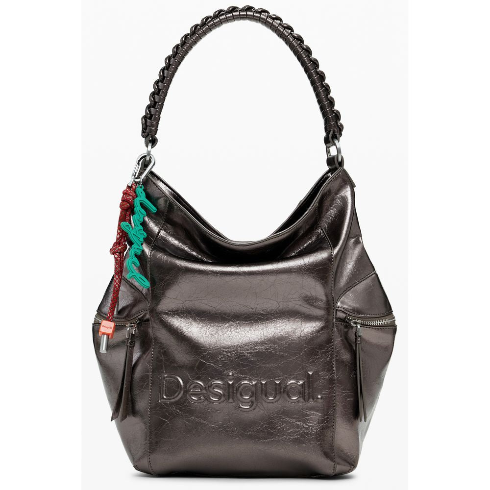 Desigual Bronze Polyethylen-Rucksack