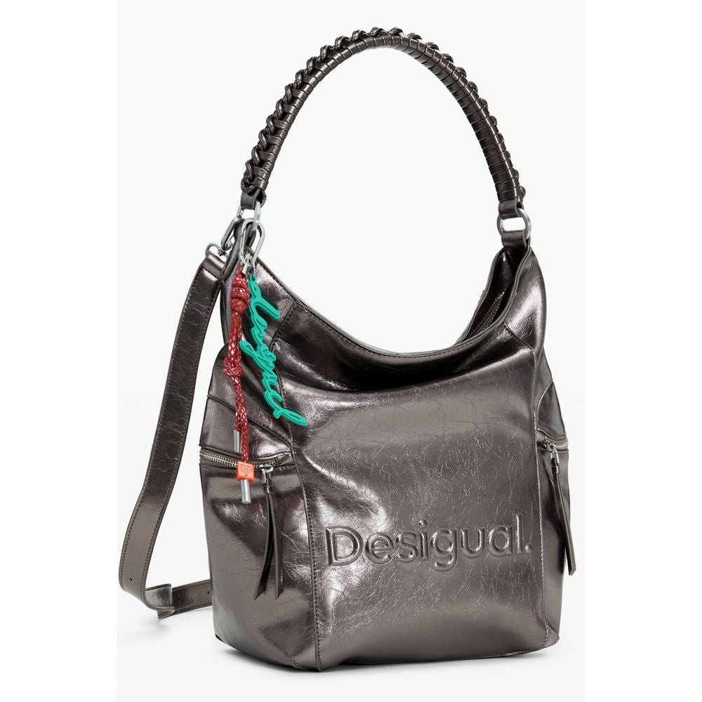 Desigual Bronze Polyethylen-Rucksack