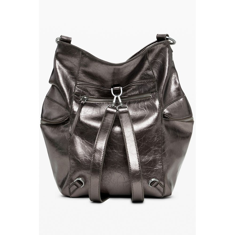 Desigual Bronze Polyethylen-Rucksack