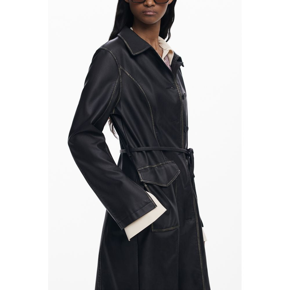 Desigual Schwarze Polyethylen-Jacken &amp