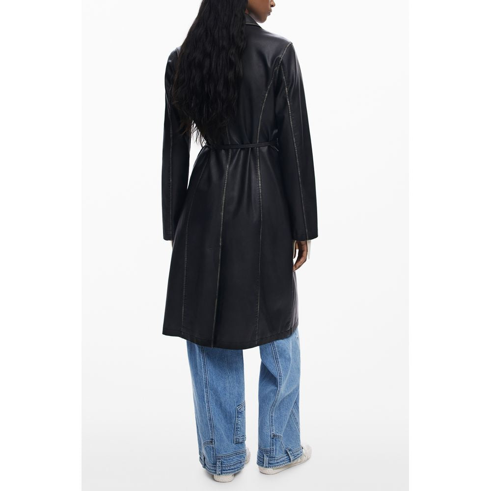 Desigual Schwarze Polyethylen-Jacken &amp