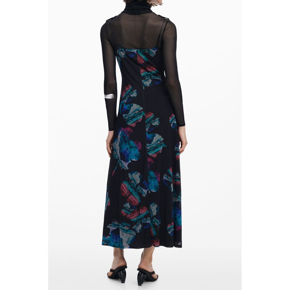 Desigual Schwarzes Polyesterkleid