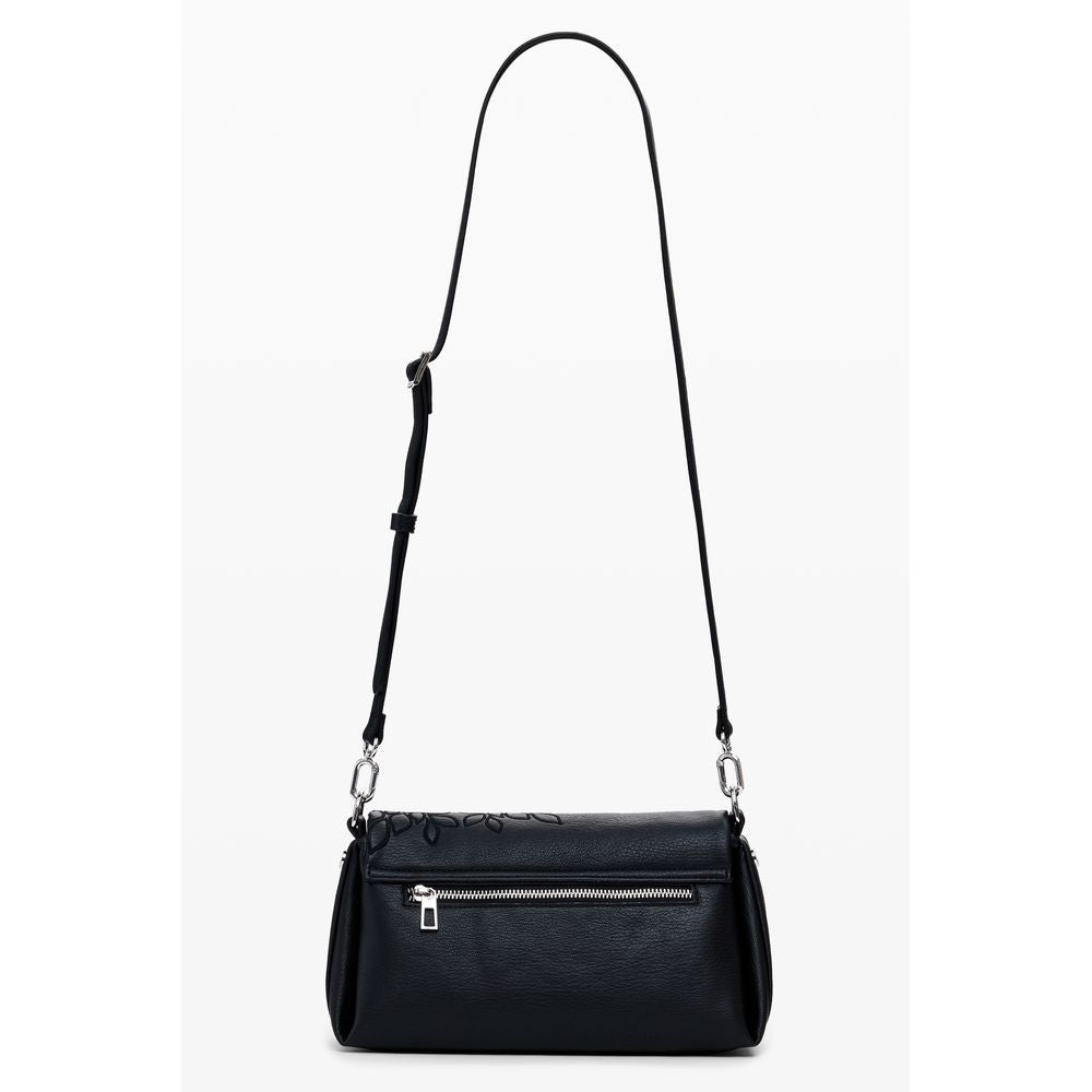 Desigual Schwarze Polyethylen-Handtasche