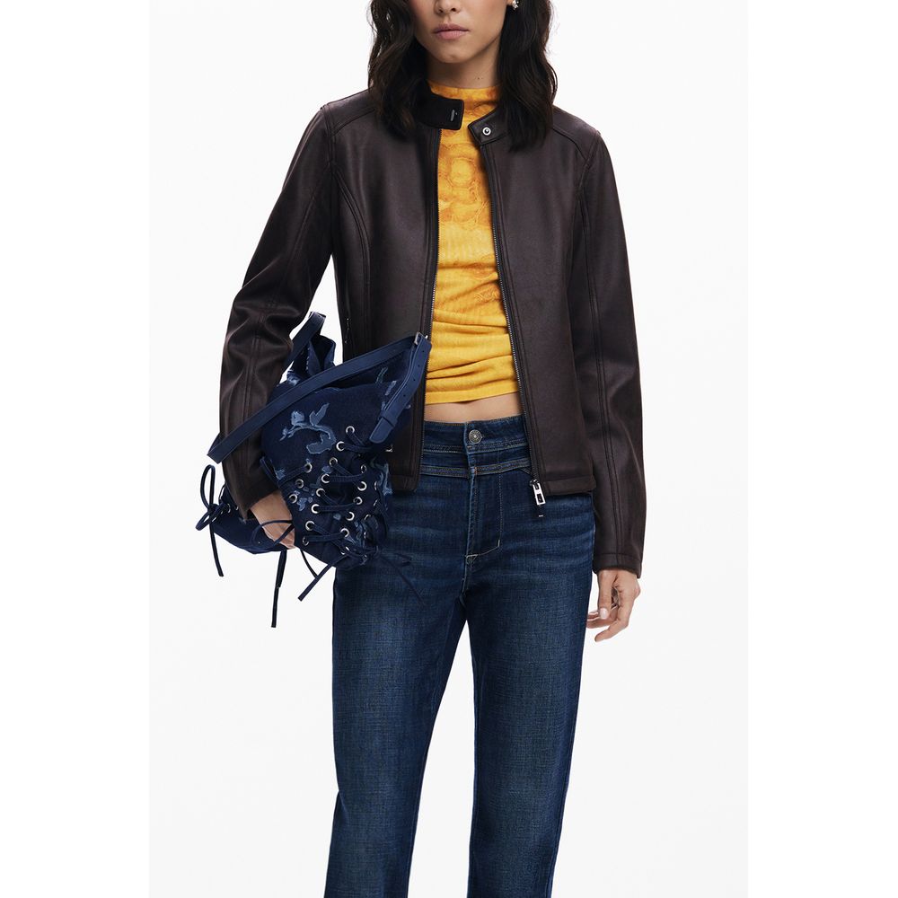 Desigual Braune Polyesterjacken &amp