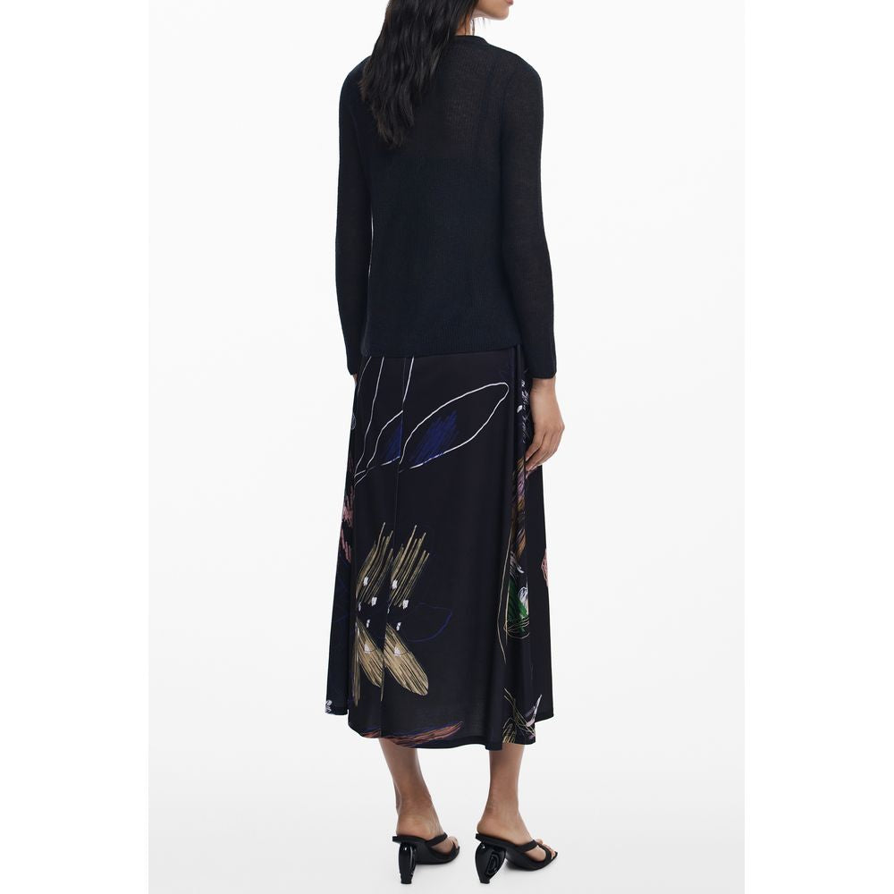 Desigual Schwarzes Polyesterkleid