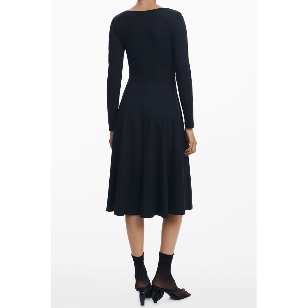 Desigual Schwarzes Baumwollkleid