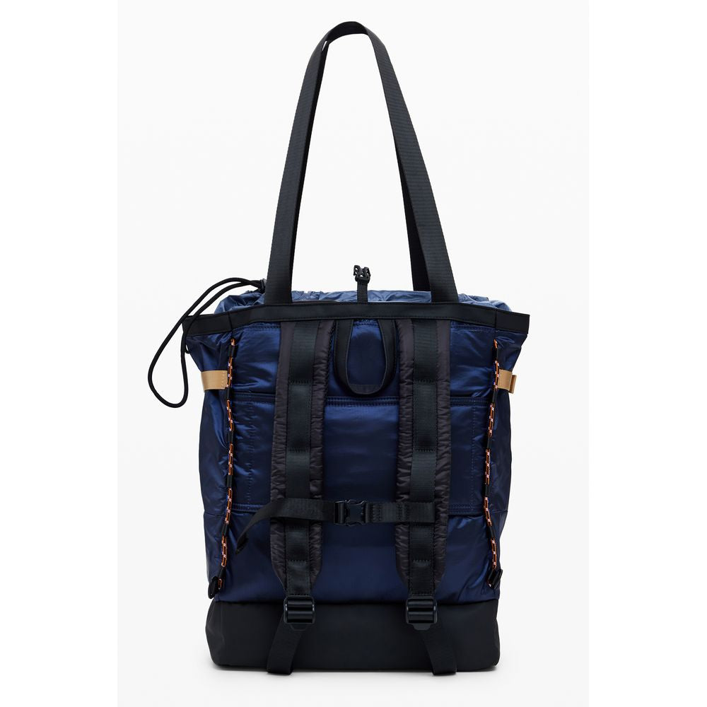 Desigual Blauer Polyethylen-Rucksack