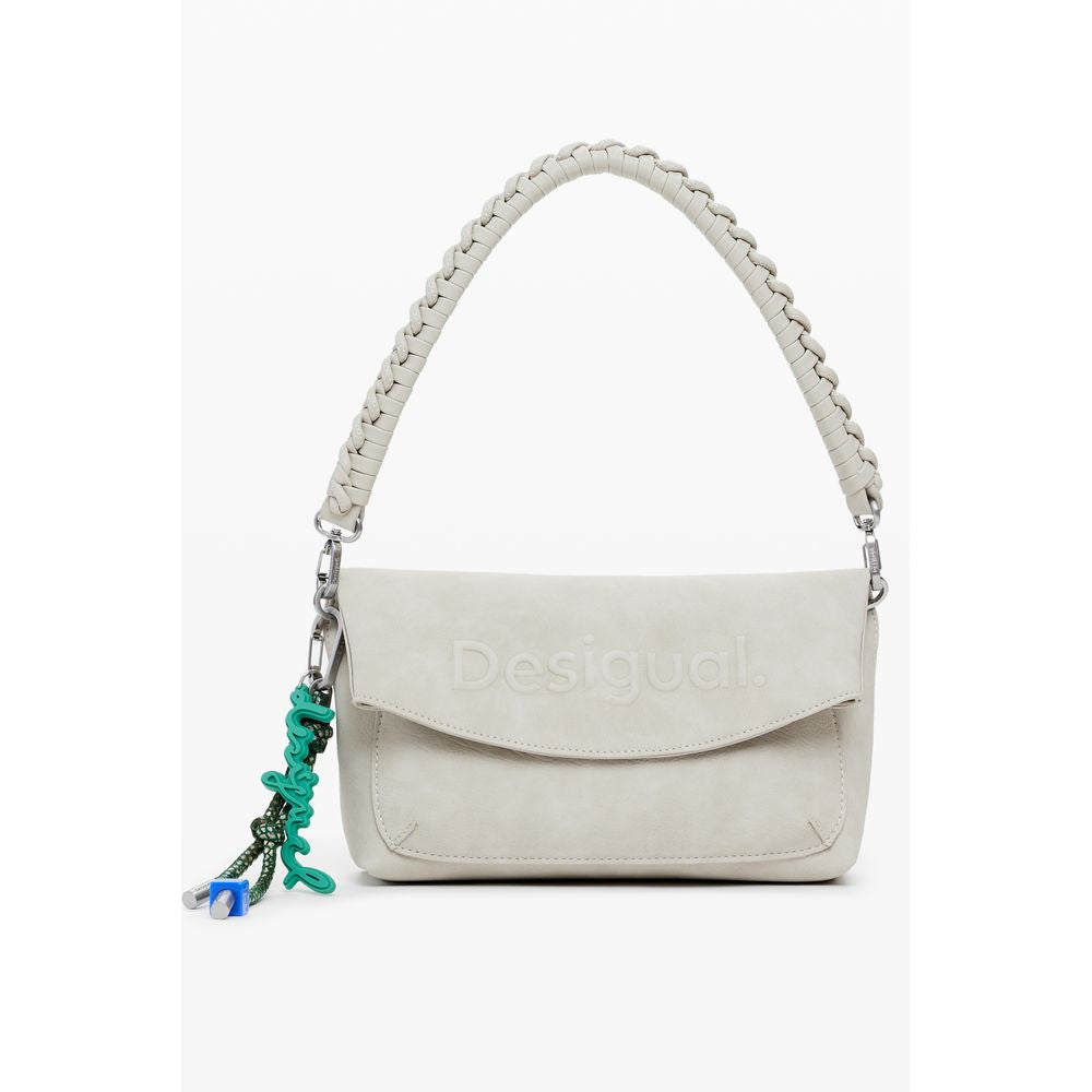 Desigual Beige Polyethylen Handtasche