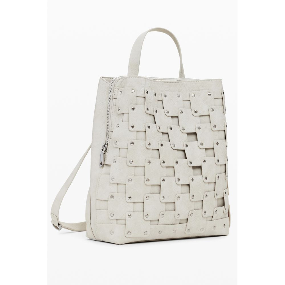 Desigual Beige Polyethylen-Rucksack