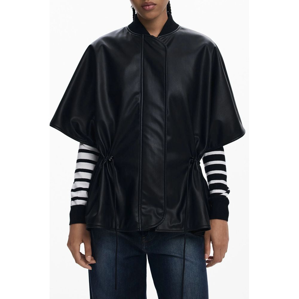 Desigual Schwarzer Polyethylen-Pullover