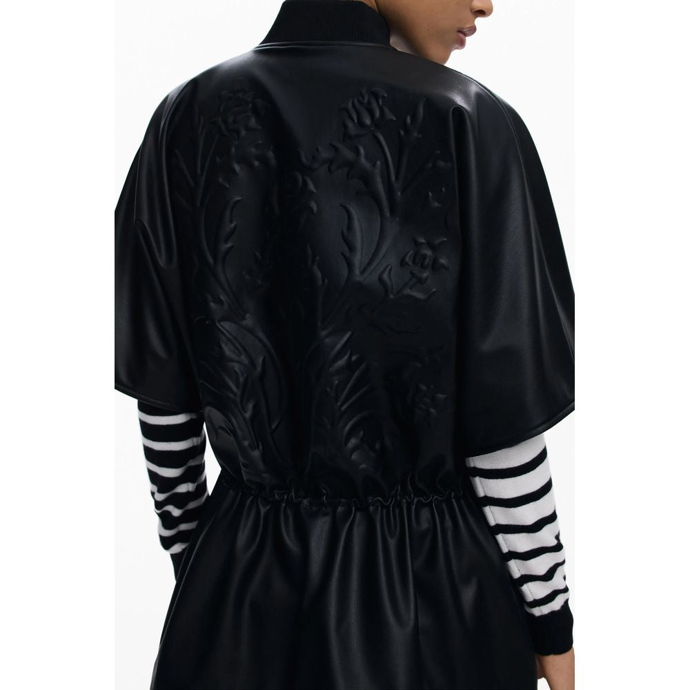 Desigual Schwarzer Polyethylen-Pullover