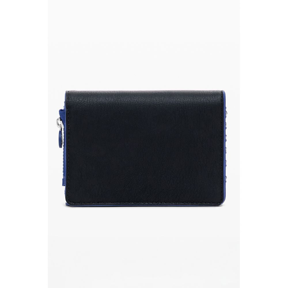 Desigual Schwarzes Portemonnaie aus Polyethylen