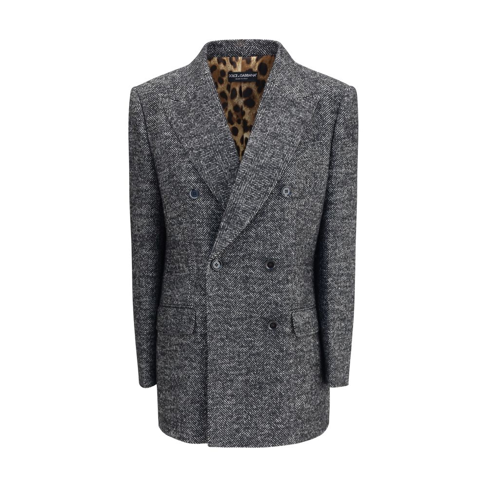 Dolce & Gabbana Zweireihiger Chevron-Blazer