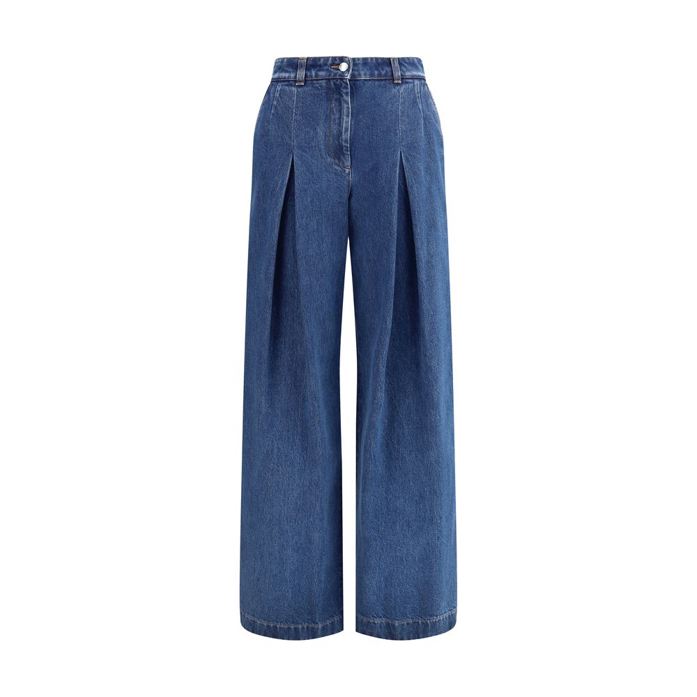 Dolce & Gabbana Gerade Jeans mit Anstecknadeln