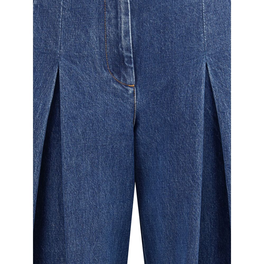 Dolce & Gabbana Gerade Jeans mit Anstecknadeln
