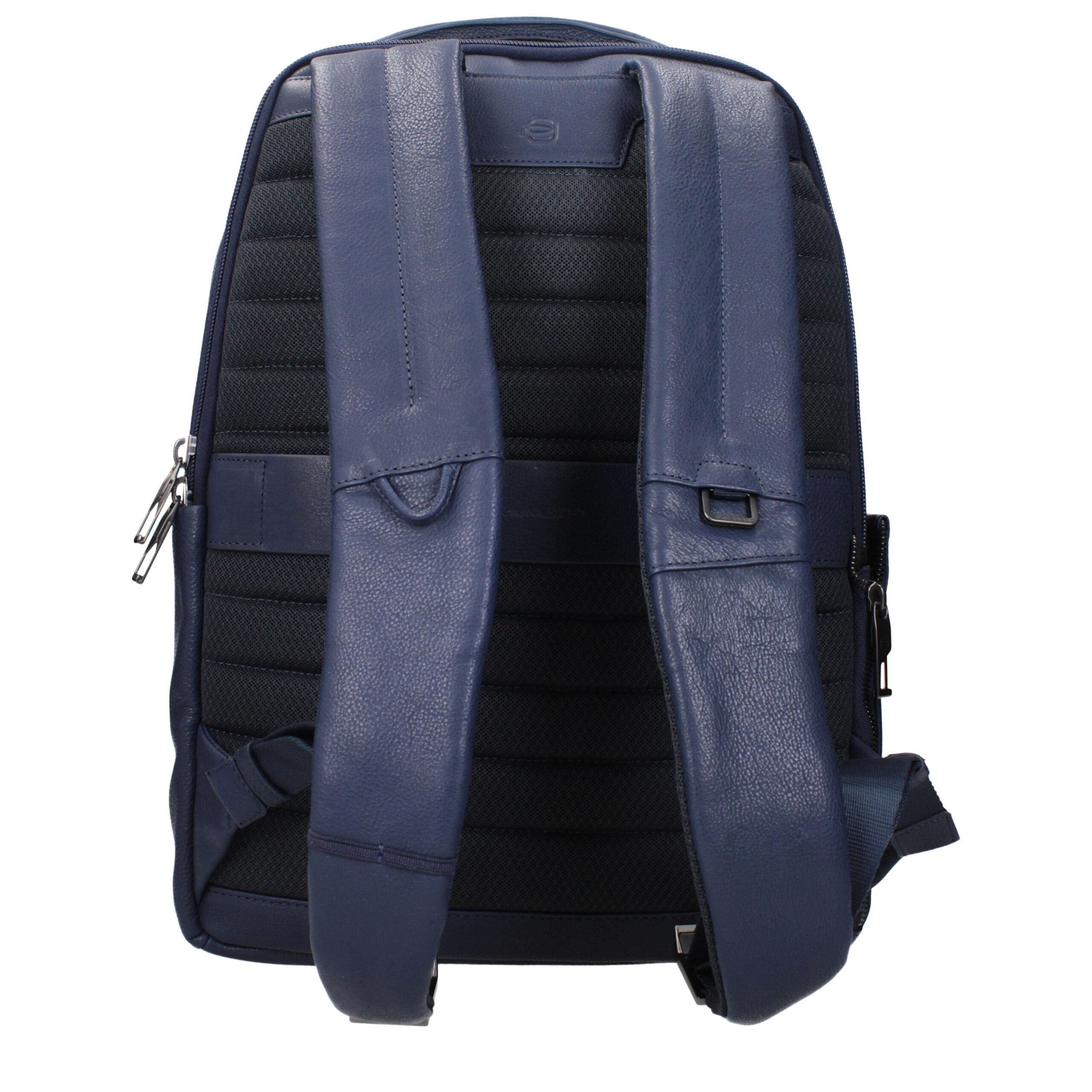 Piquadro Blauer Lederrucksack