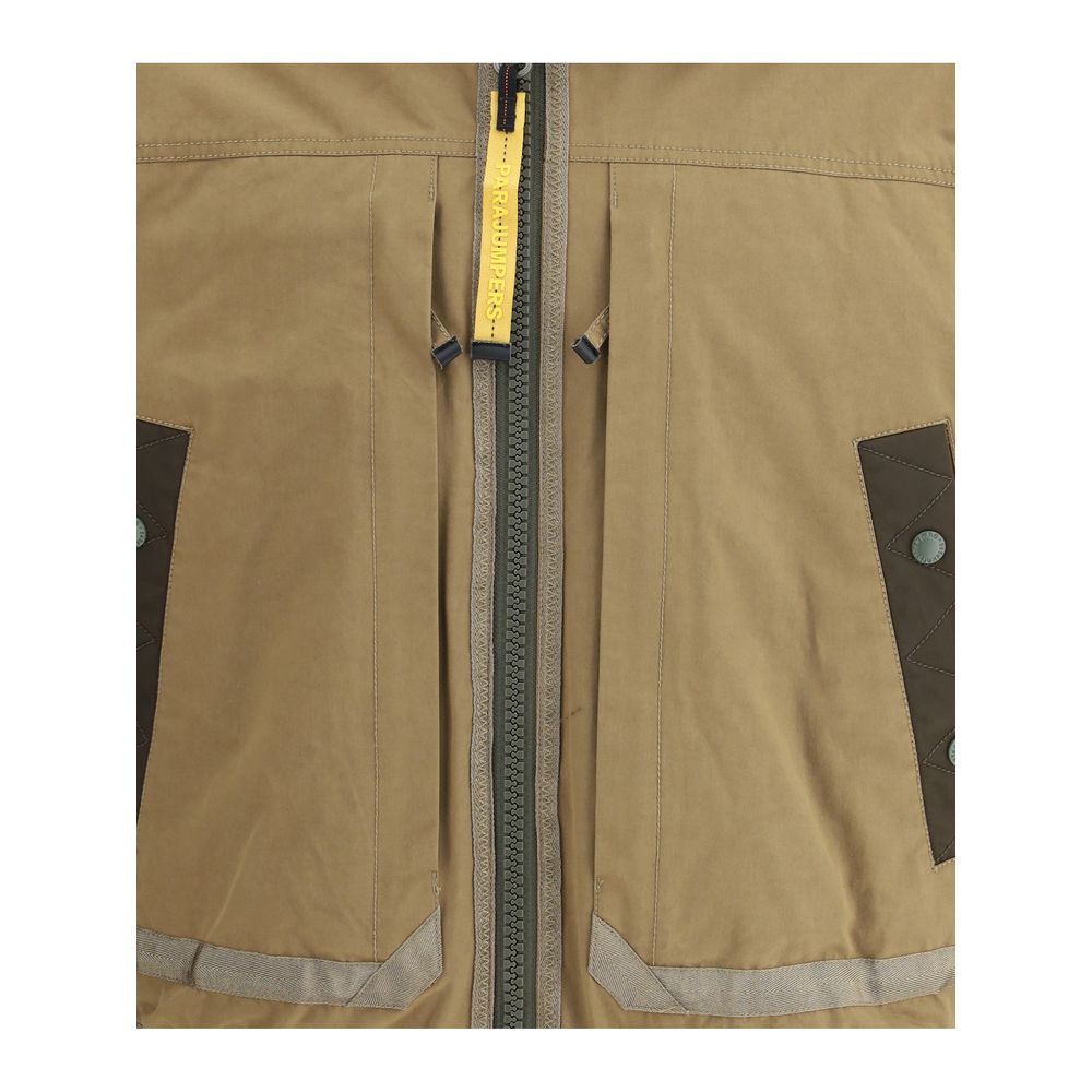 Parajumpers Bomberjacke aus grüner Baumwolle