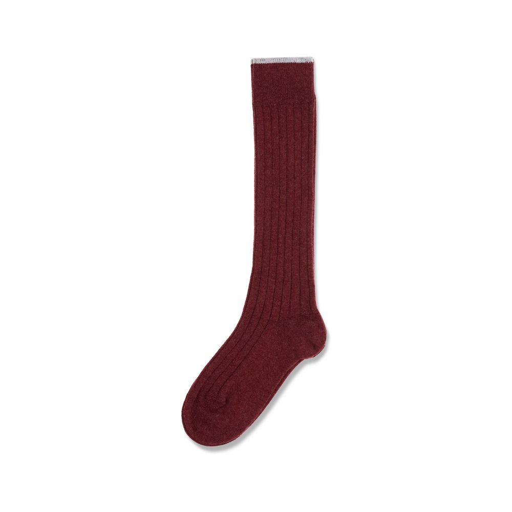 Brunello Cucinelli Kaschmir gerippte Socken