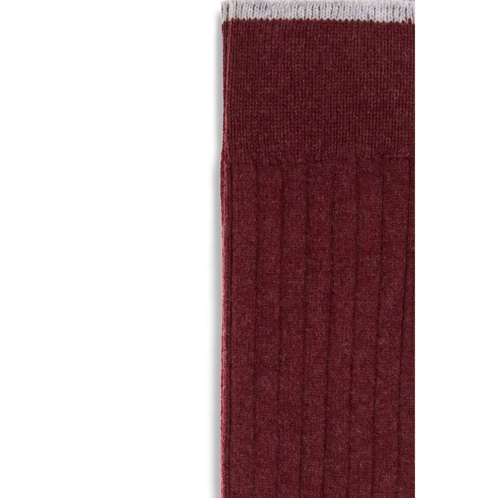 Brunello Cucinelli Kaschmir gerippte Socken