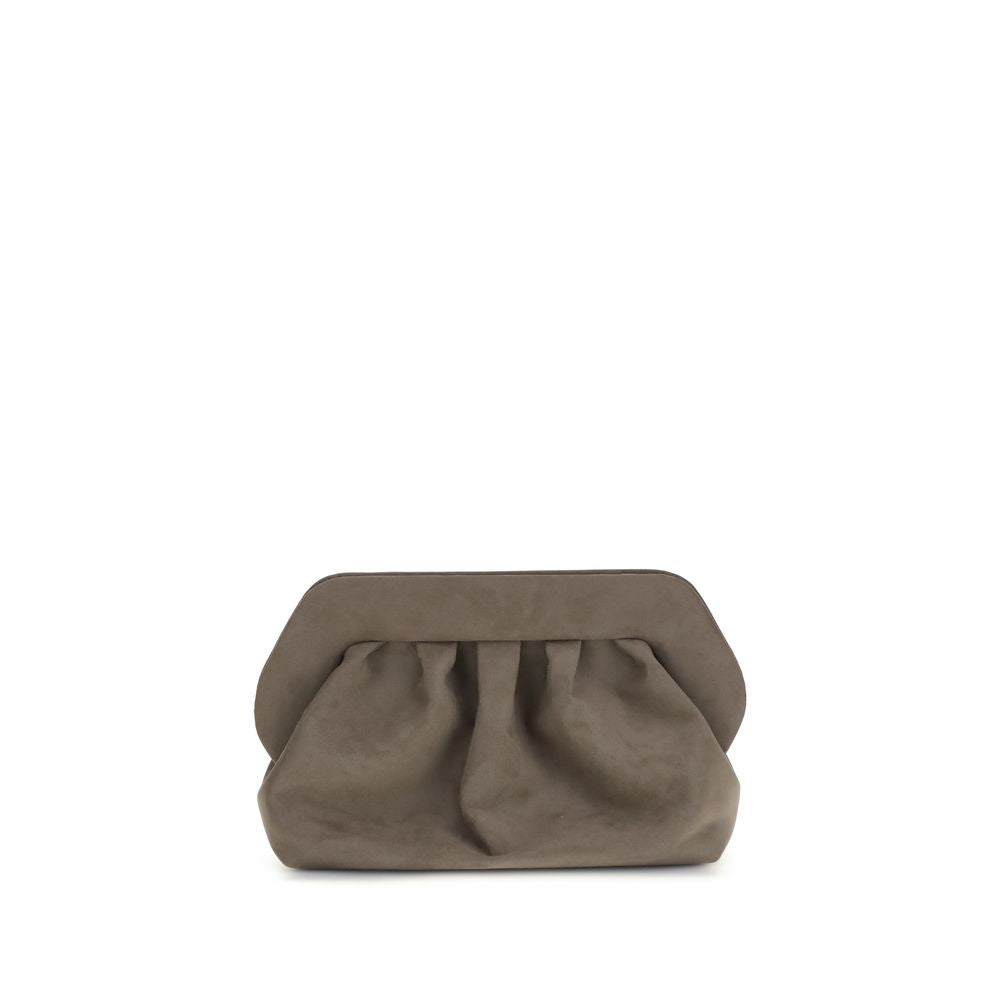 THEMOIRè Braune Clutch-Tasche aus anderen Fasern