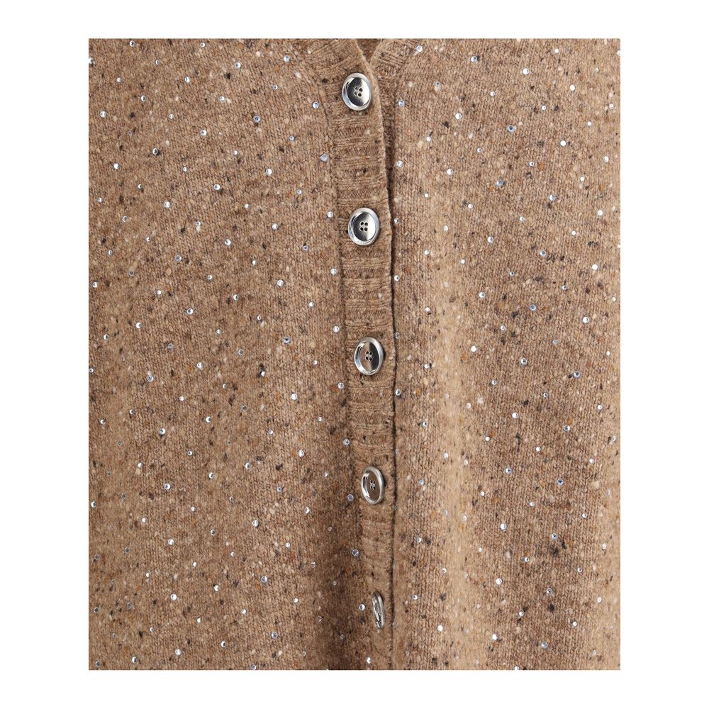 PINKO Beiger Wollcardigan