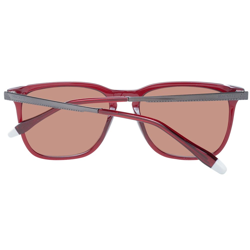 Hackett Rote Metall- und Kunststoff-Sonnenbrille