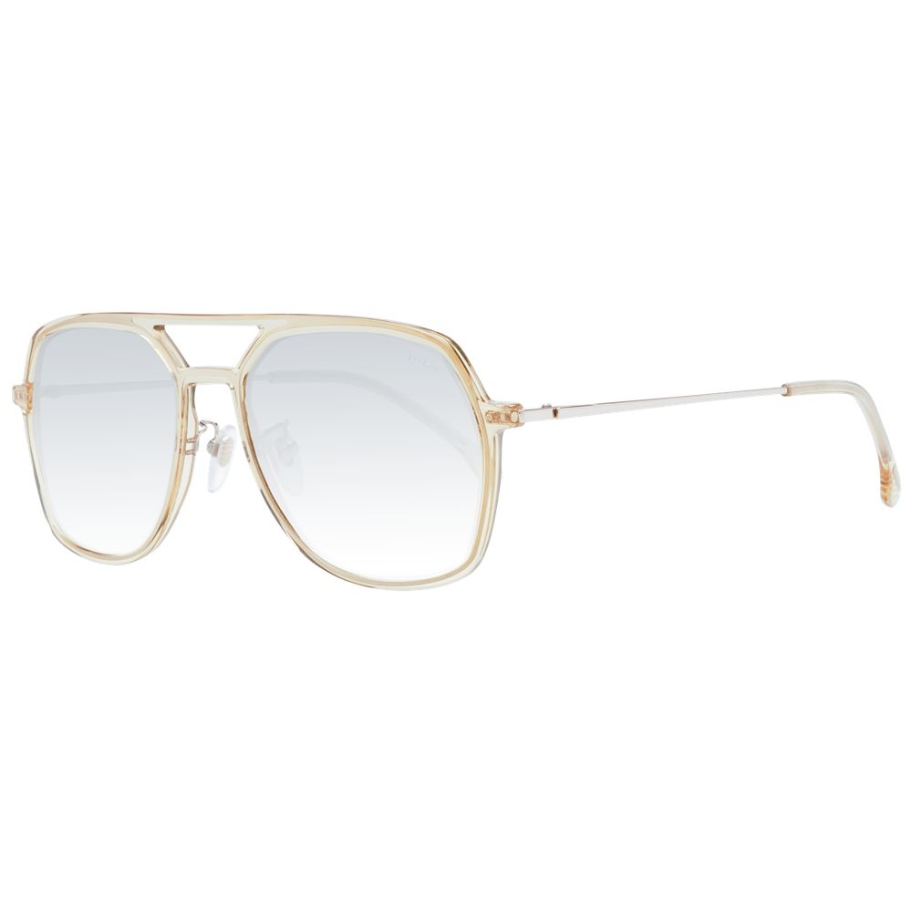 Lozza Beige Sonnenbrille aus Acetat und Kunststoff