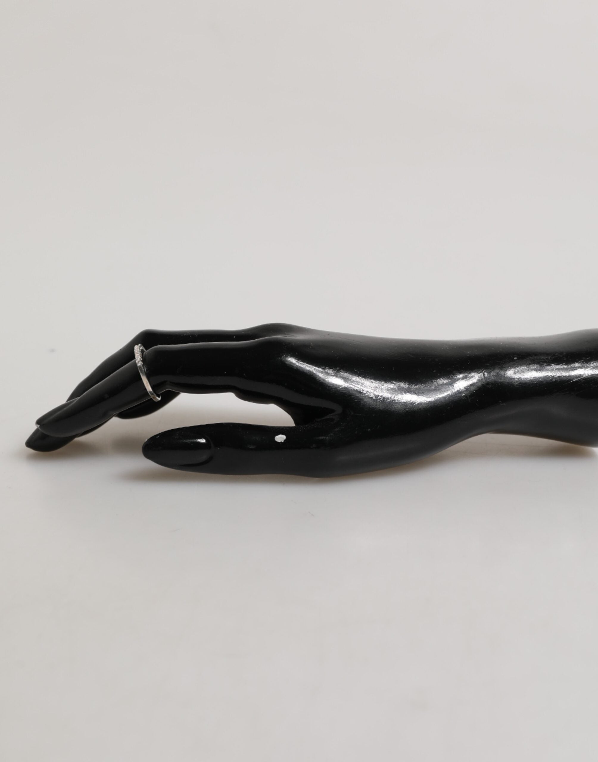 Nialaya Sterling Silber 925 Band Pave CZ Kristall Ewigkeitsring