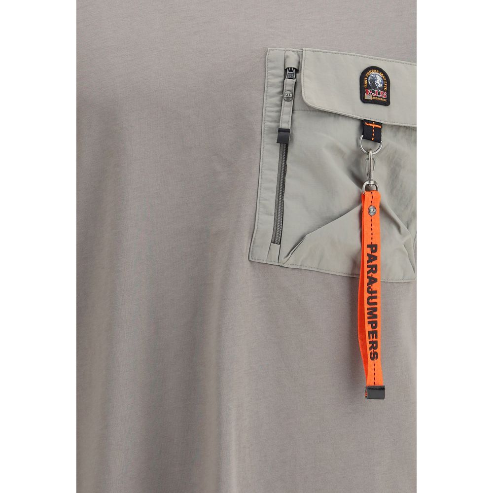 Parajumpers Grünes Baumwoll-T-Shirt