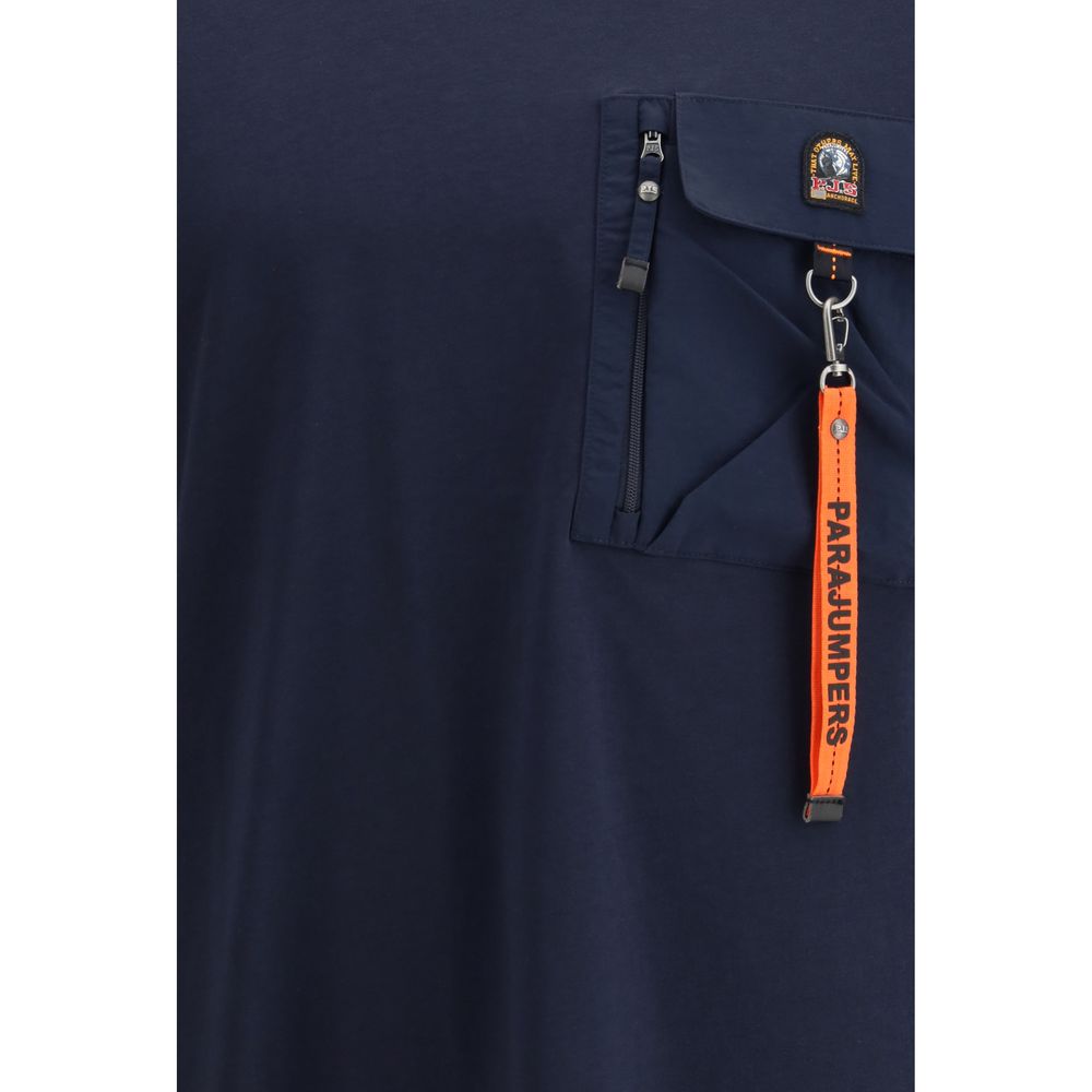 Parajumpers Baumwoll-T-Shirt in Blau
