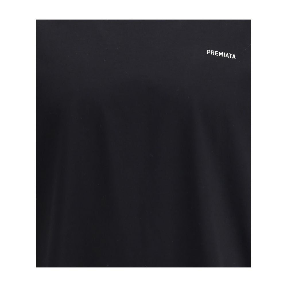 Premiata Schwarzes Baumwoll-T-Shirt