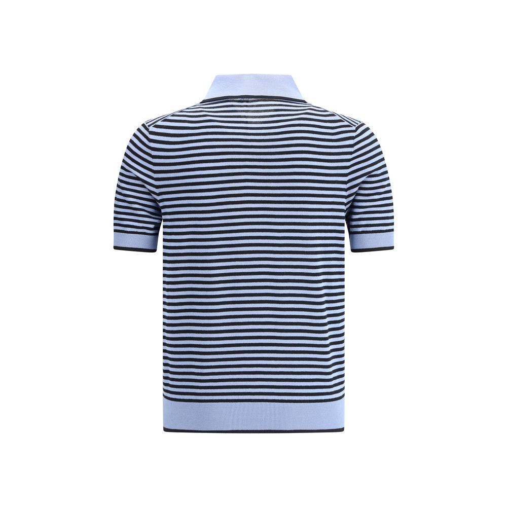Prada Gestreifter Polopullover